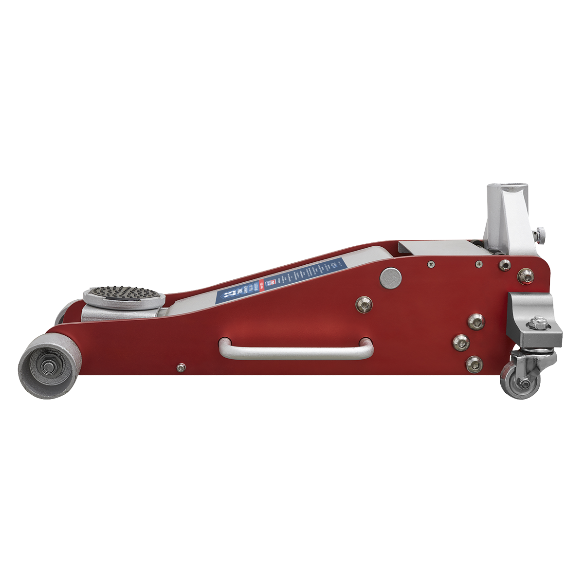 Sealey Trolley Jack 2.5 Tonne Aluminium/Steel Rocket Lift Lightweight RJAS2500