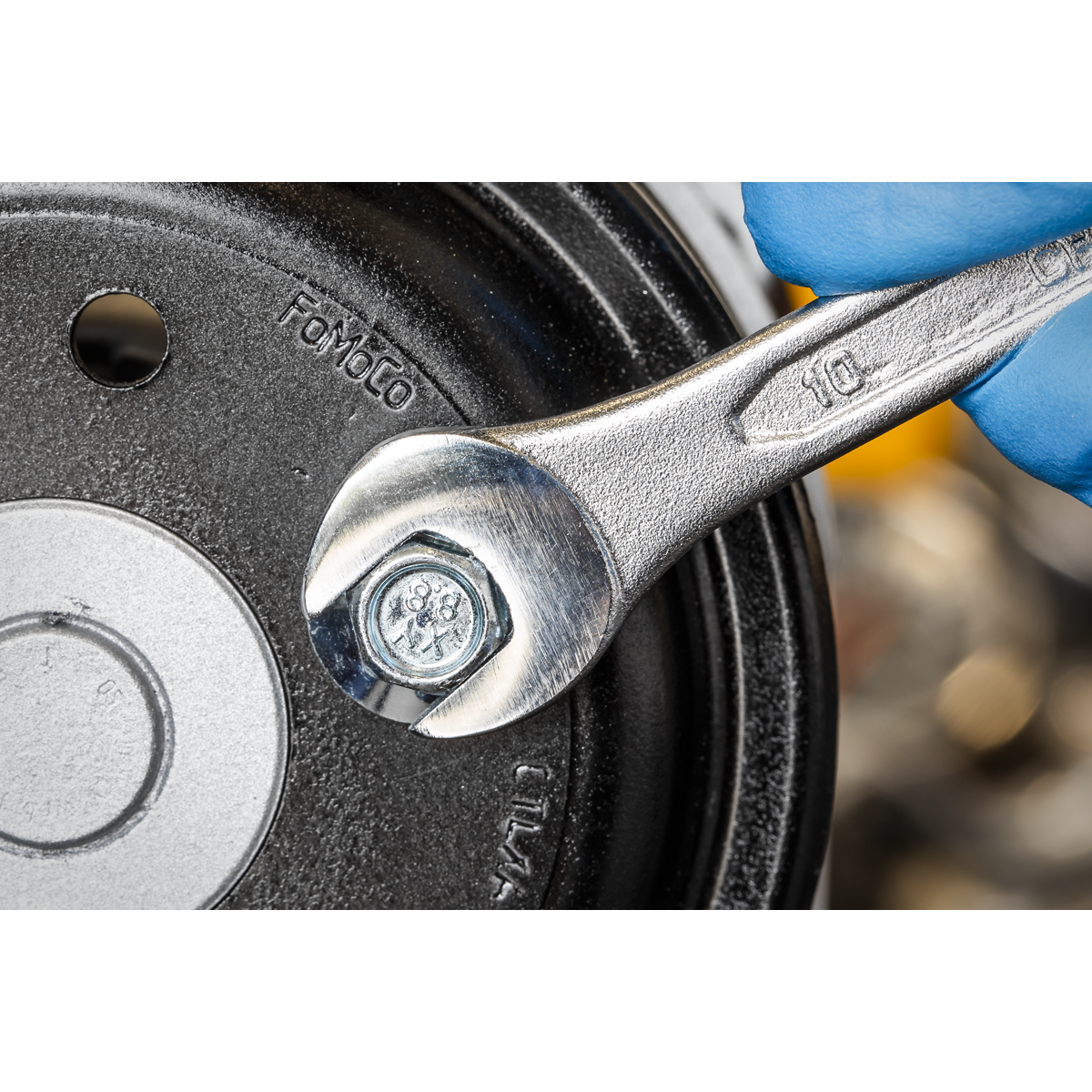 Sealey Combination Spanner Chrome Vanadium Steel Fully Polished Heads 10mm S0410