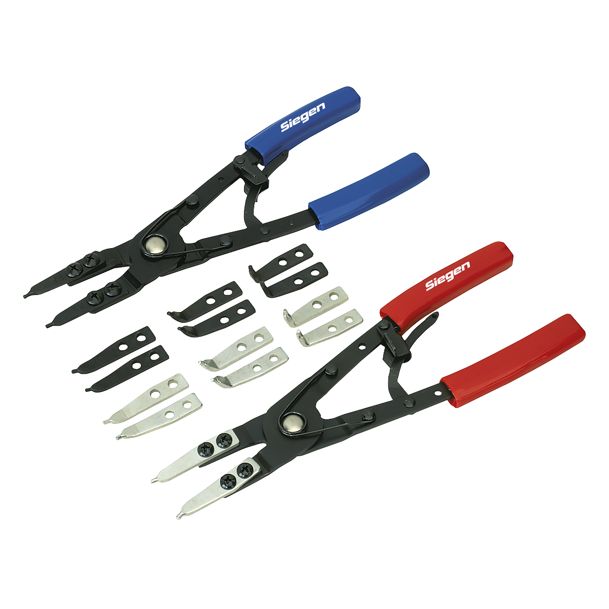 Sealey Circlip Pliers Set Internal/External Chunky Grip PVC Handles 265mm S0553