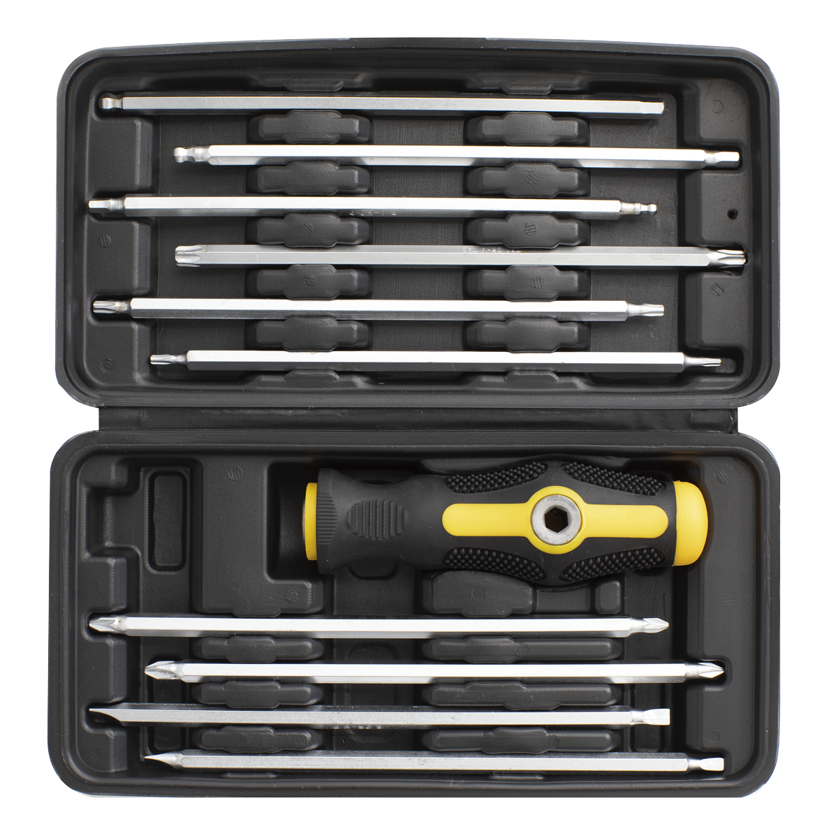 Sealey Screwdriver Set 20-In-1 Case 2-Position Driver Handle Soft Grip S0777
