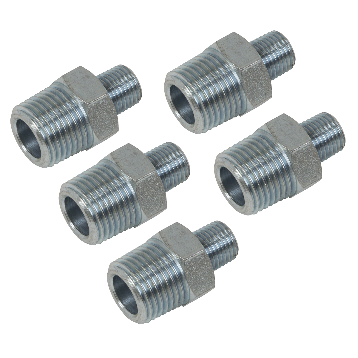 PCL Reducing Union 1/2" BSPT To 1/4" BSPT 5 Pieces For Workshop Agricultural Use