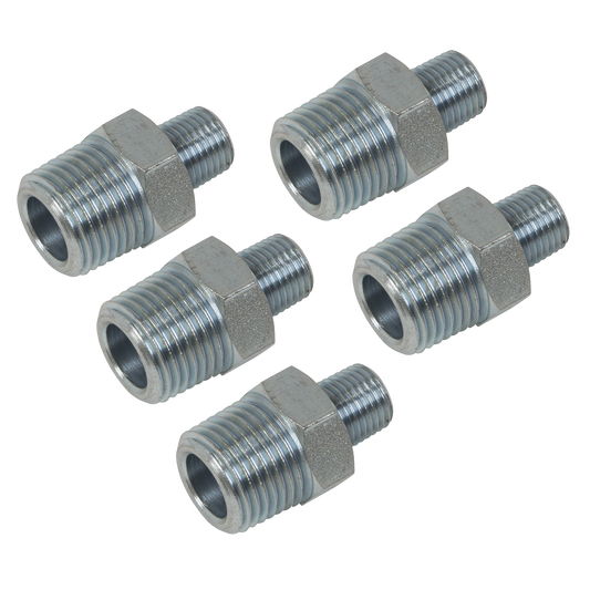 PCL Reducing Union 1/2" BSPT To 1/4" BSPT 5 Pieces For Workshop Agricultural Use