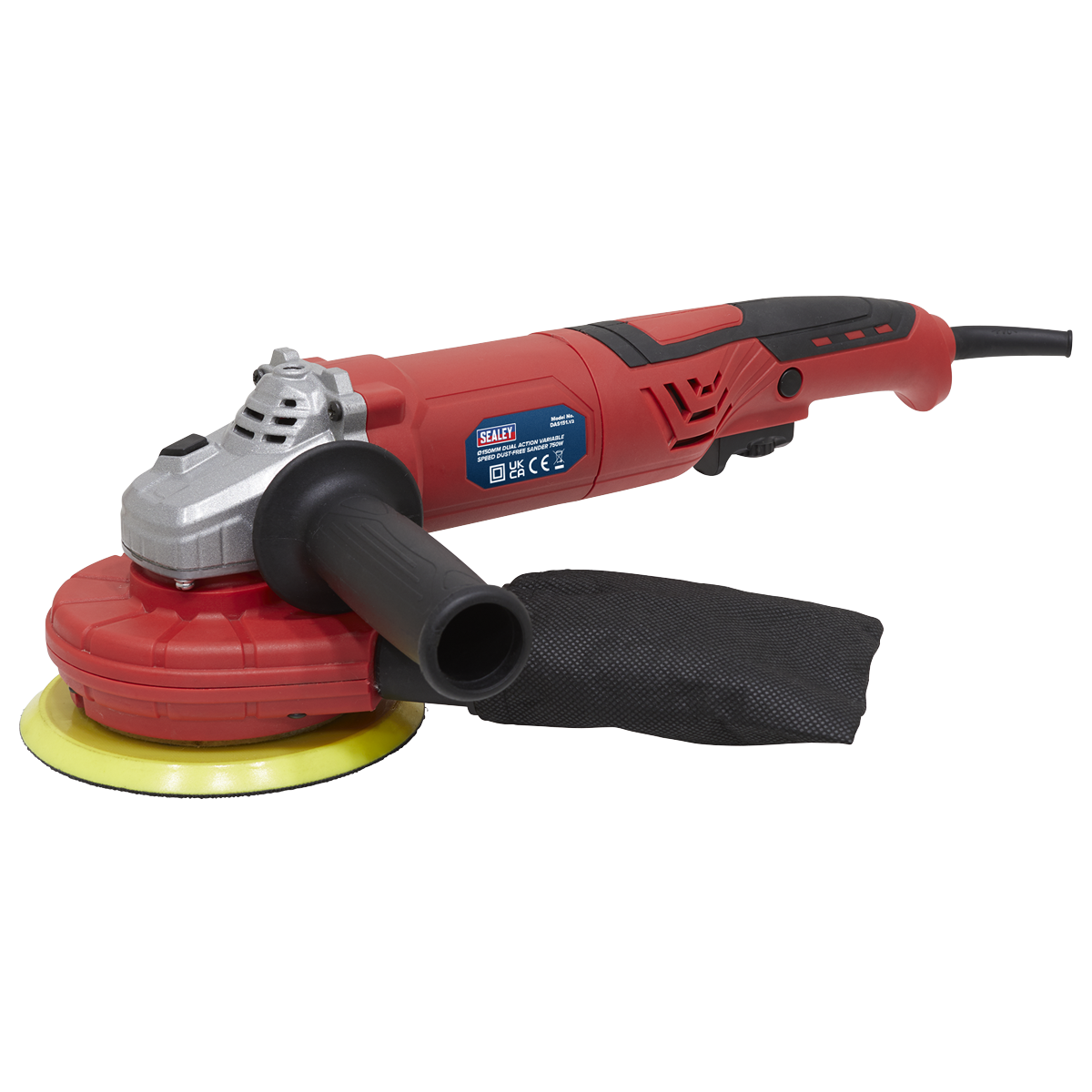 Sealey Random Orbital Sander Variable Speed Dust-Free 150mm 750W/230V DAS151