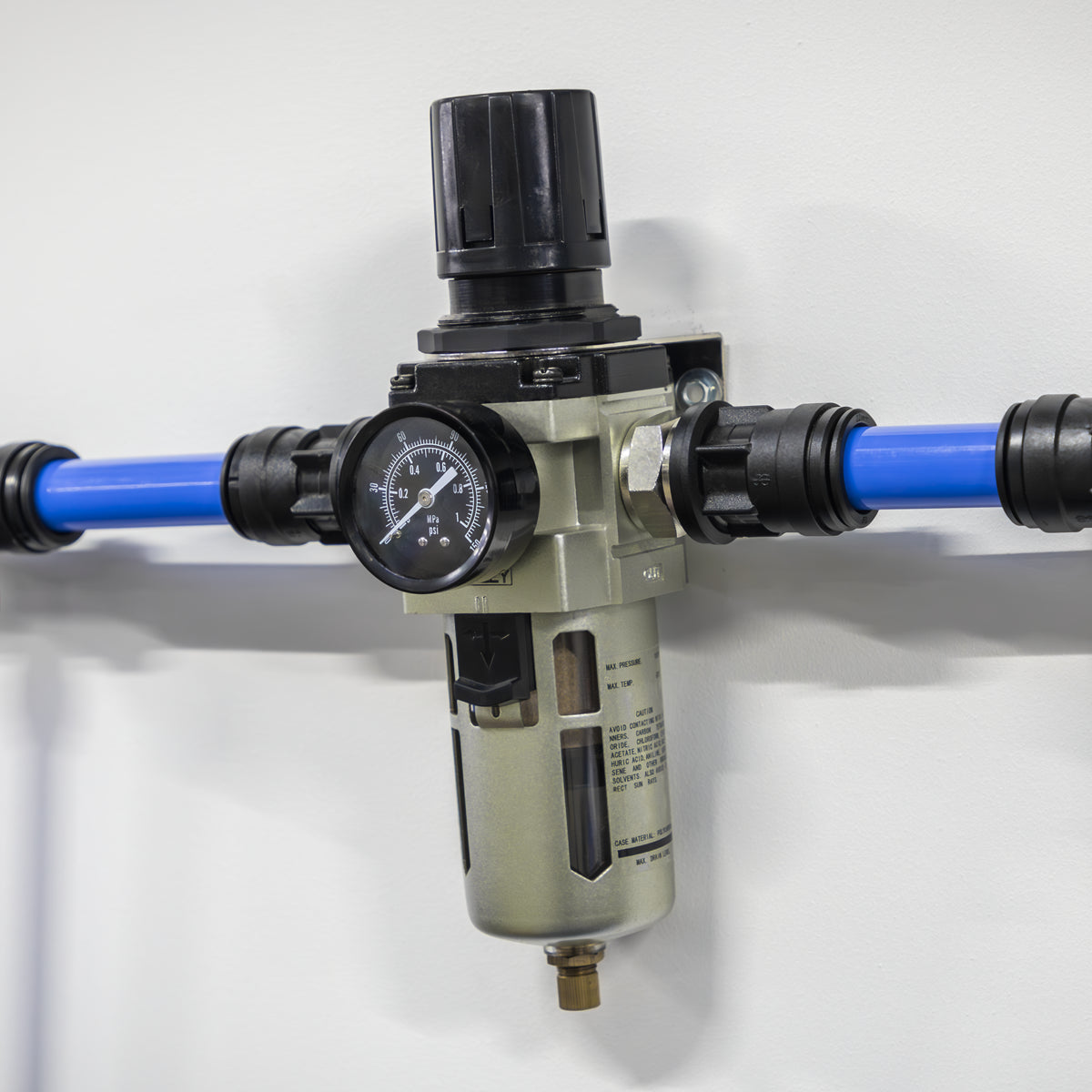 Sealey Air Filter/Regulator Auto Drain Max Airflow 140cfm Wall Bracket SA206FRAD