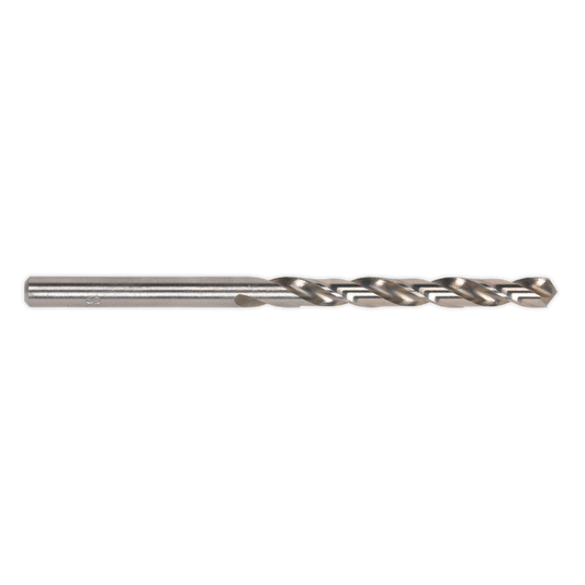 Sealey Fully Ground HSS Drill Bit 1mm Clog-Free Swarf Clearance 10PK DB010FG