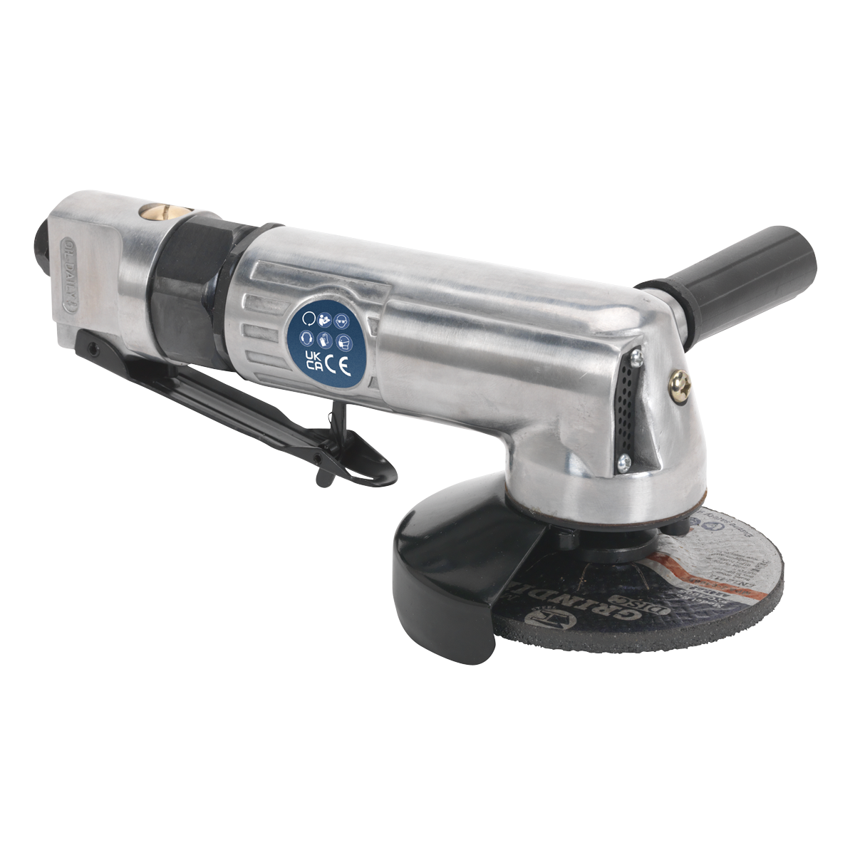Sealey 100mm Air Angle Grinder Aluminium Body & Bevel Gear Housing SA44