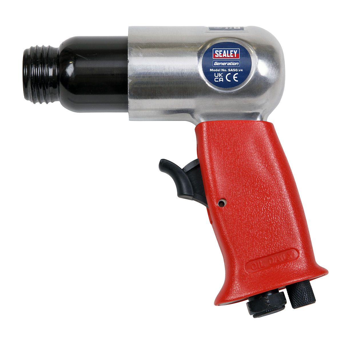 Sealey Air Needle Scaler With Variable Speed Trigger Control Rubber Grip SA50