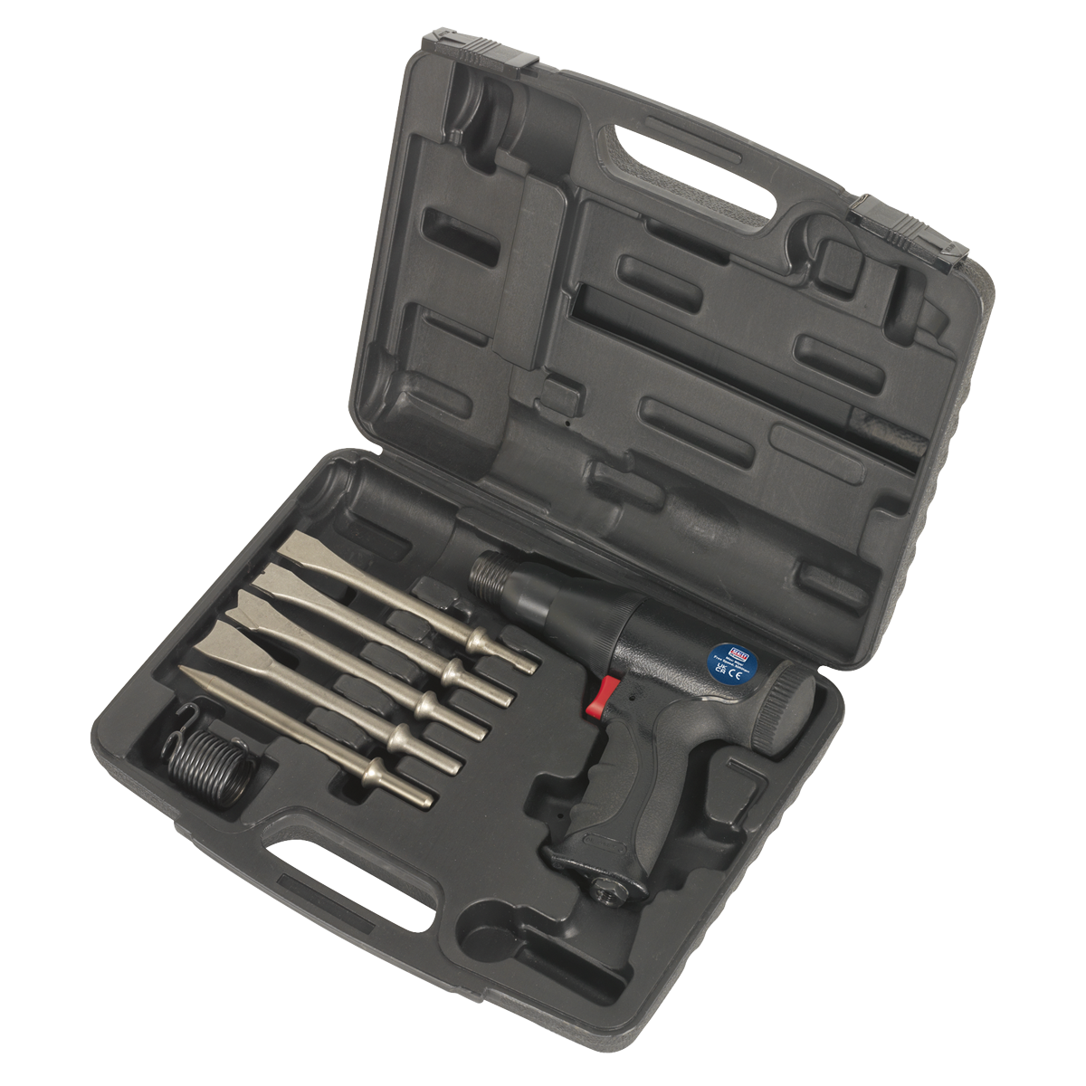 Sealey Air Hammer Kit Composite Premier - Long Stroke Low Vibration SA614