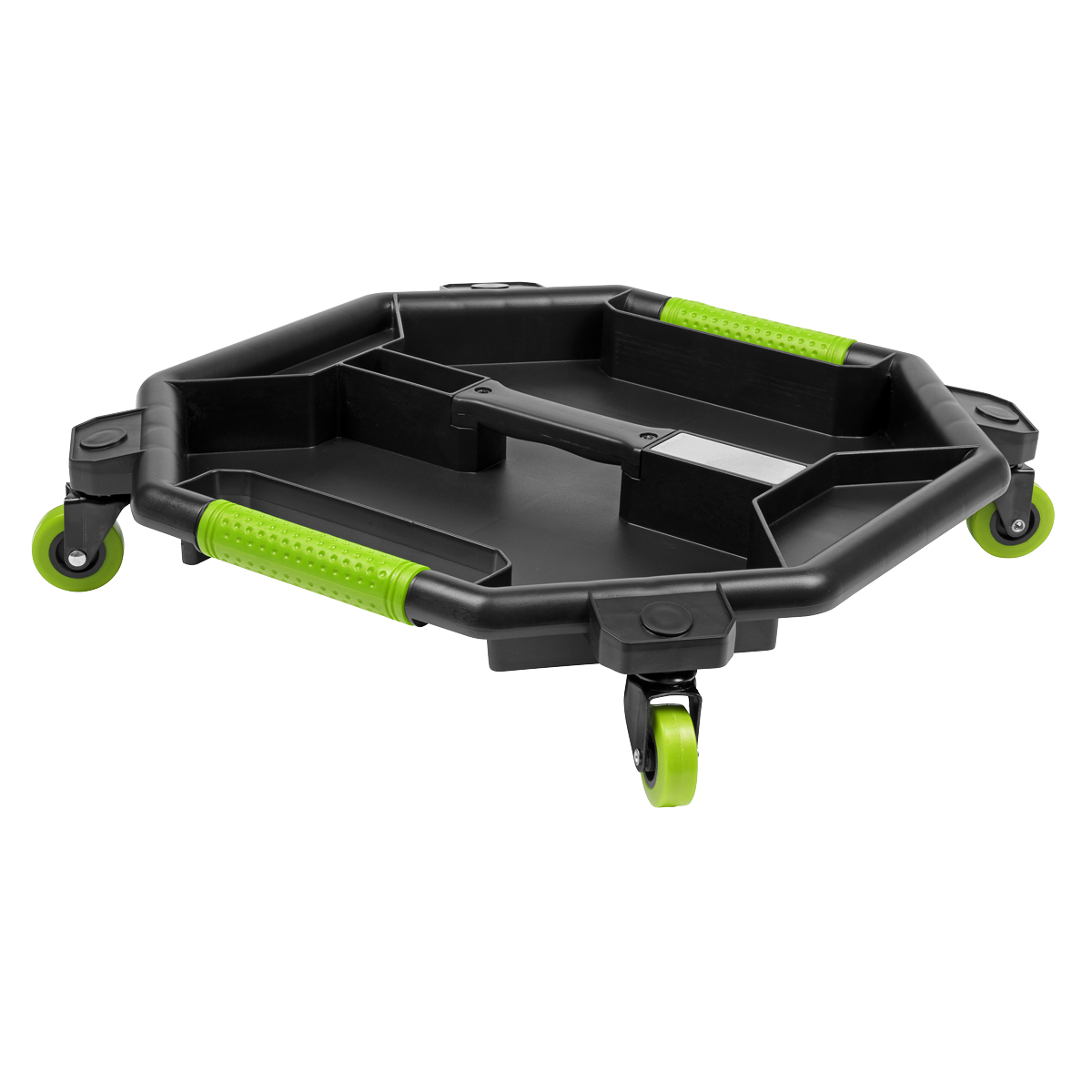 Sealey Creeper Tool Tray Organiser With 360° Plastic Swivel Wheels HiVis SCR86HV