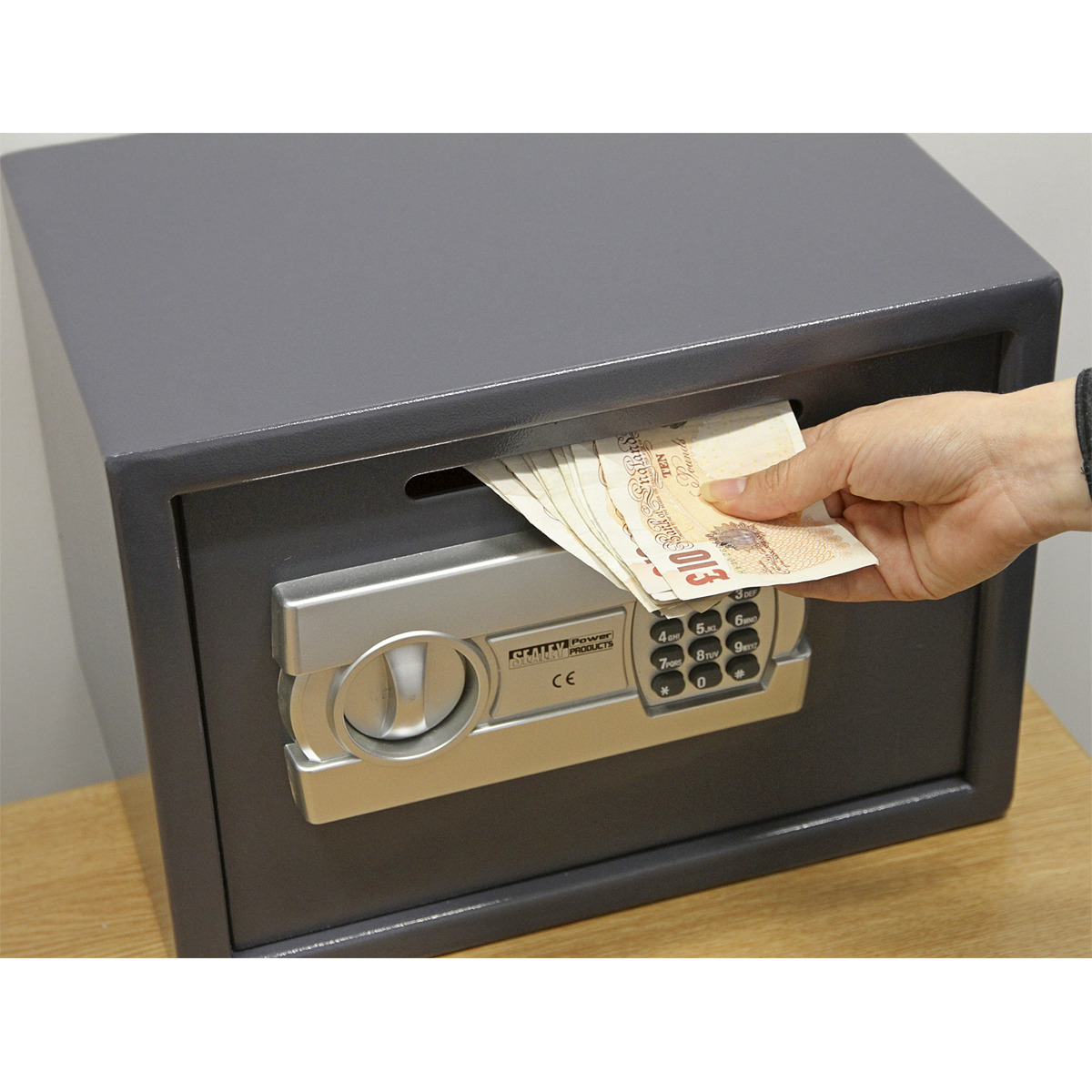 Sealey Combination Safe Deposit Slot Electronic 350mm x 250mm x 250mm SECS01DS