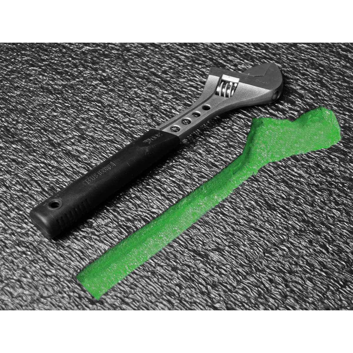Sealey Easy Peel Shadow Foam Green/Black 1200 x 550 x 50mm Tray Insert SF50G