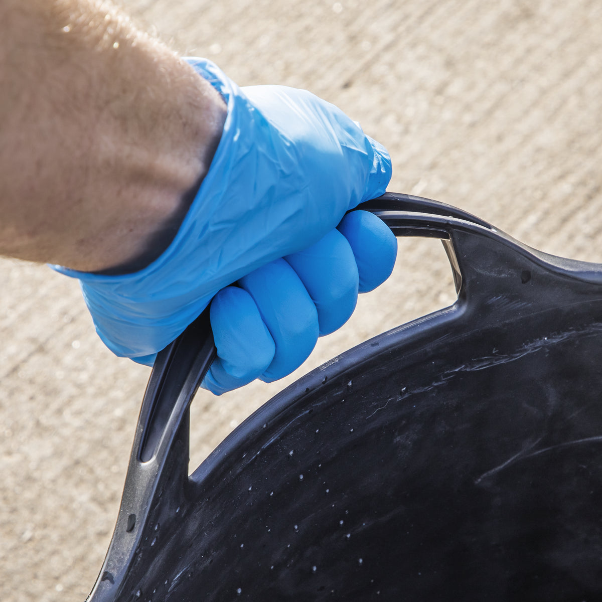 Sealey 40L Heavy Duty Polyethylene Flexi Tub Flexible Construction - Black SFT40