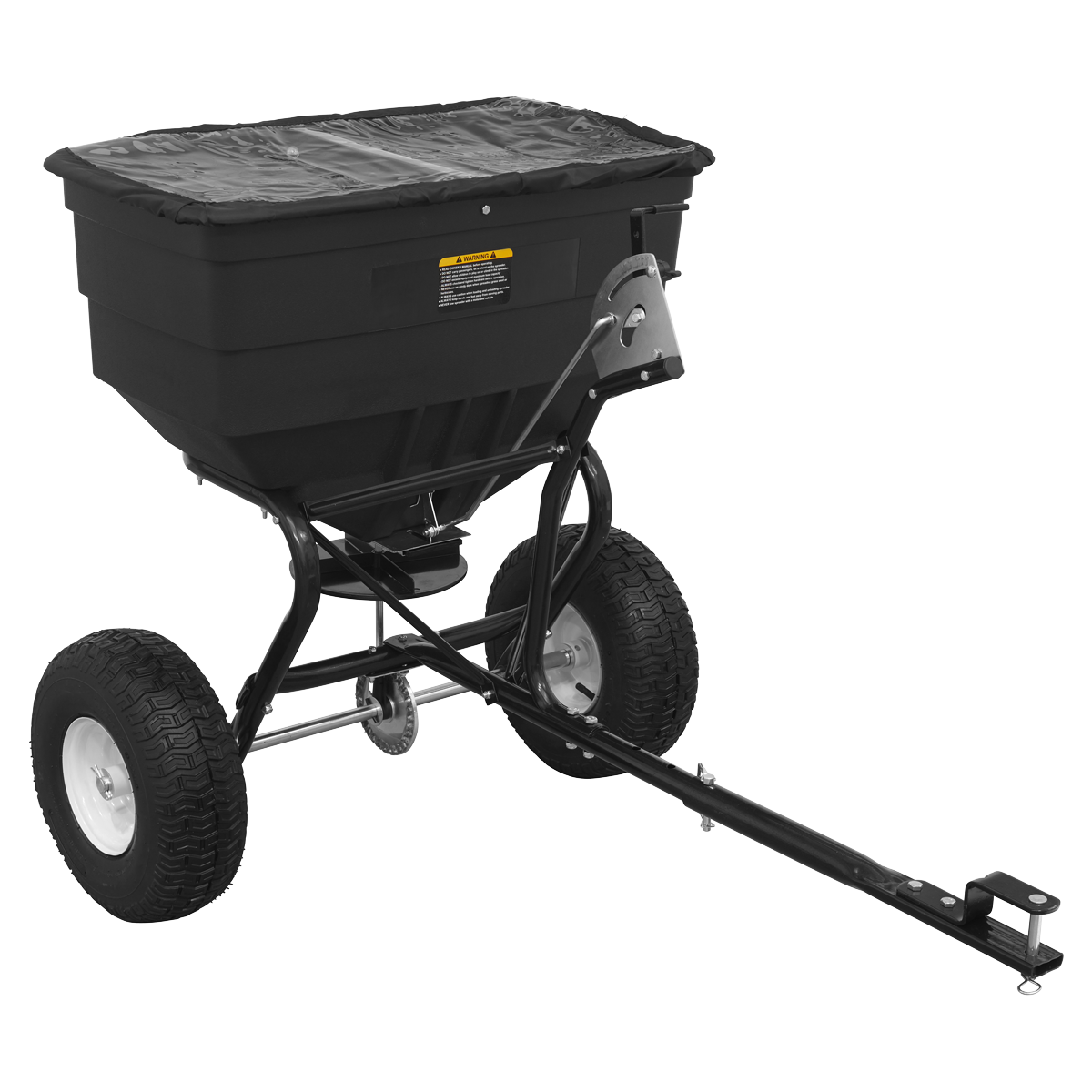 Sealey Broadcast Spreader With Adjustable Feed System 80kg Tow Behind SPB80T