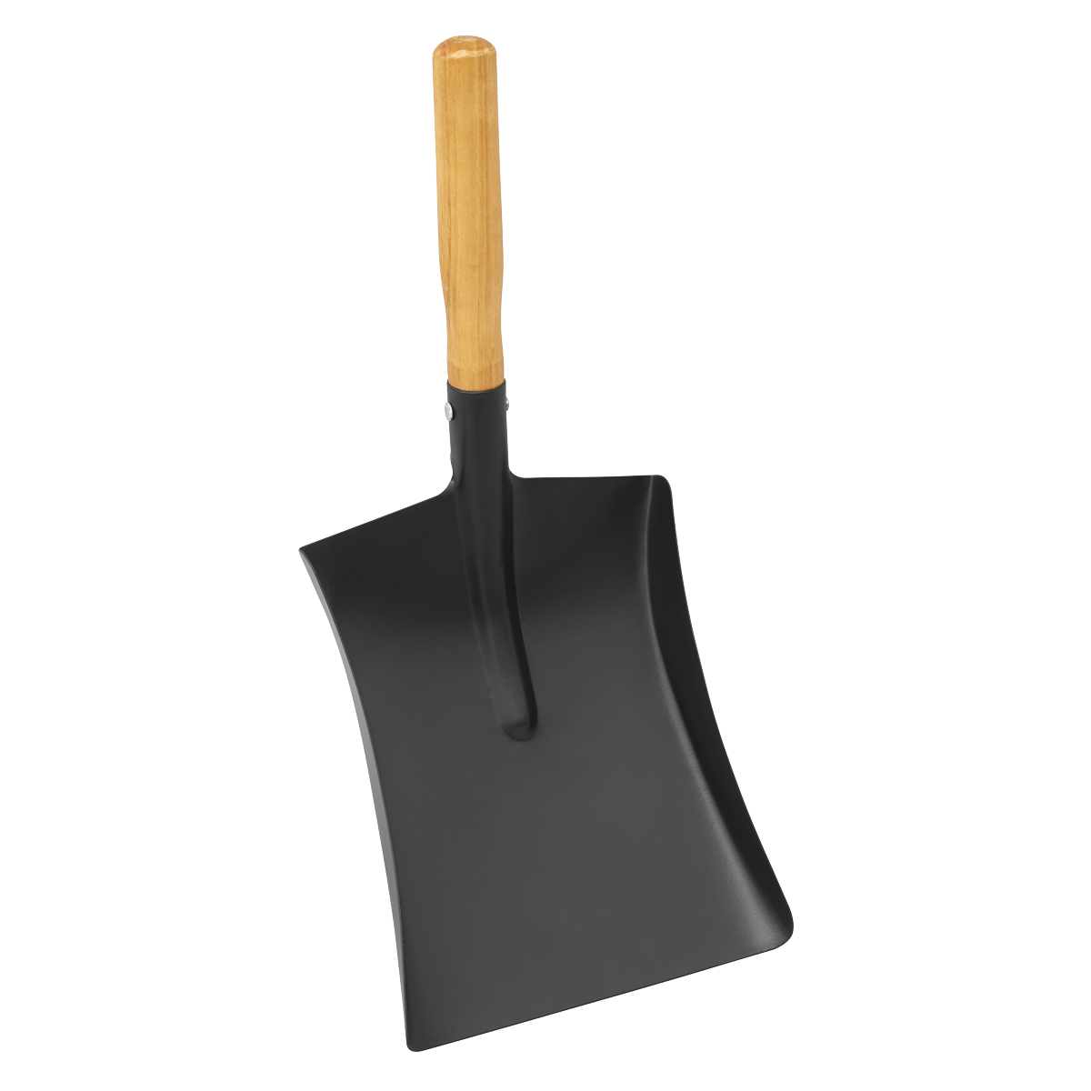 Sealey Coal Shovel Steel 8" Head With 228mm Wooden Handle Hot Ashes Removal SS09