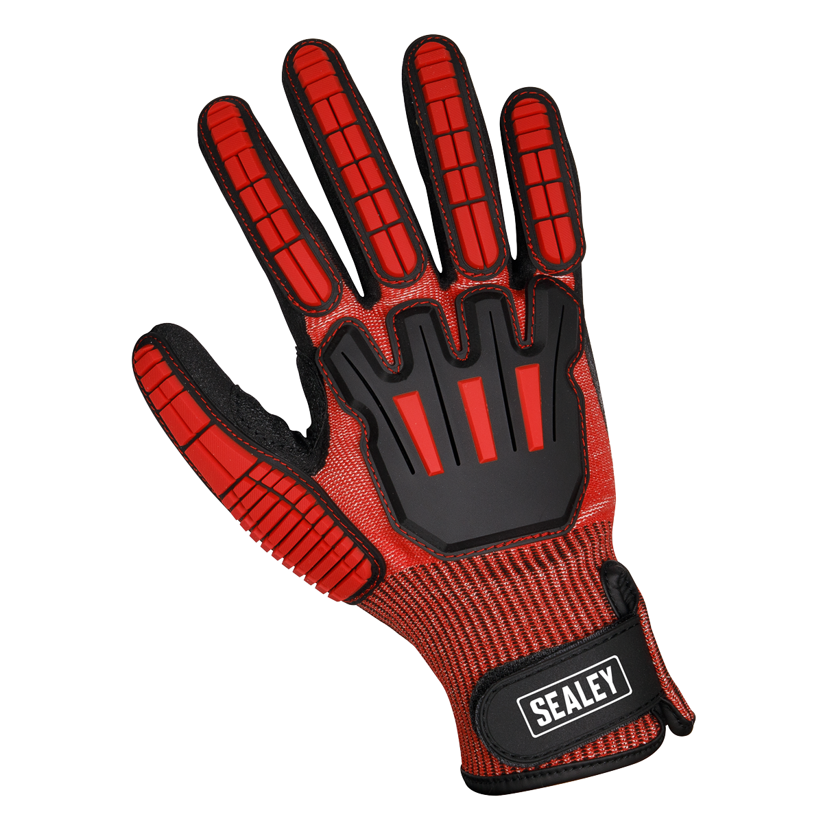 Sealey Cut & Impact Resistant Gloves Anti-Slip Coating - X-Large - Pair SSP38XL