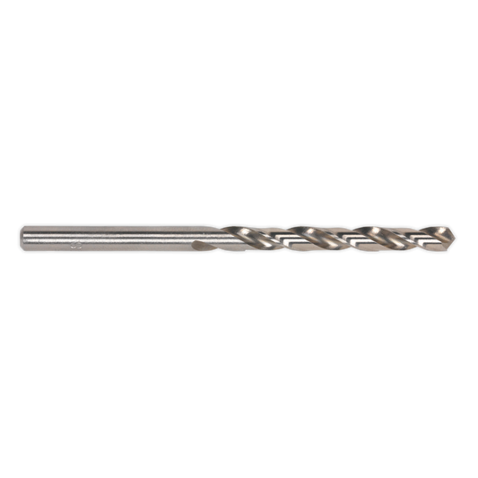 Sealey Fully Ground HSS Drill Bit 10mm Clog-Free Swarf Clearance 5PK DB100FG