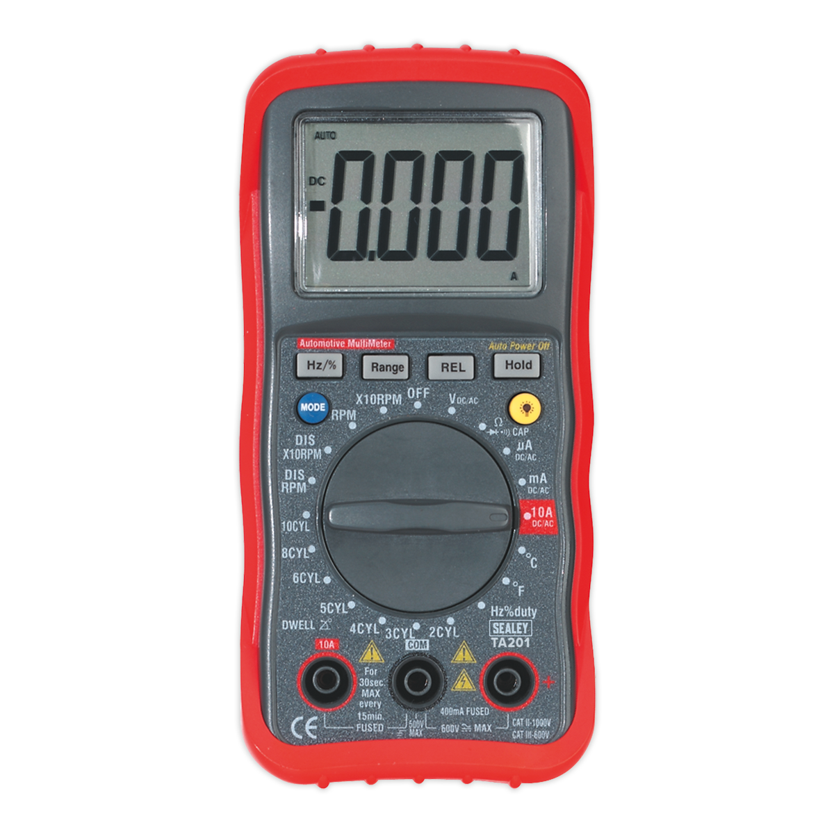 Sealey Digital Automotive Test Analyser 13 Function With Inductive Coupler TA201
