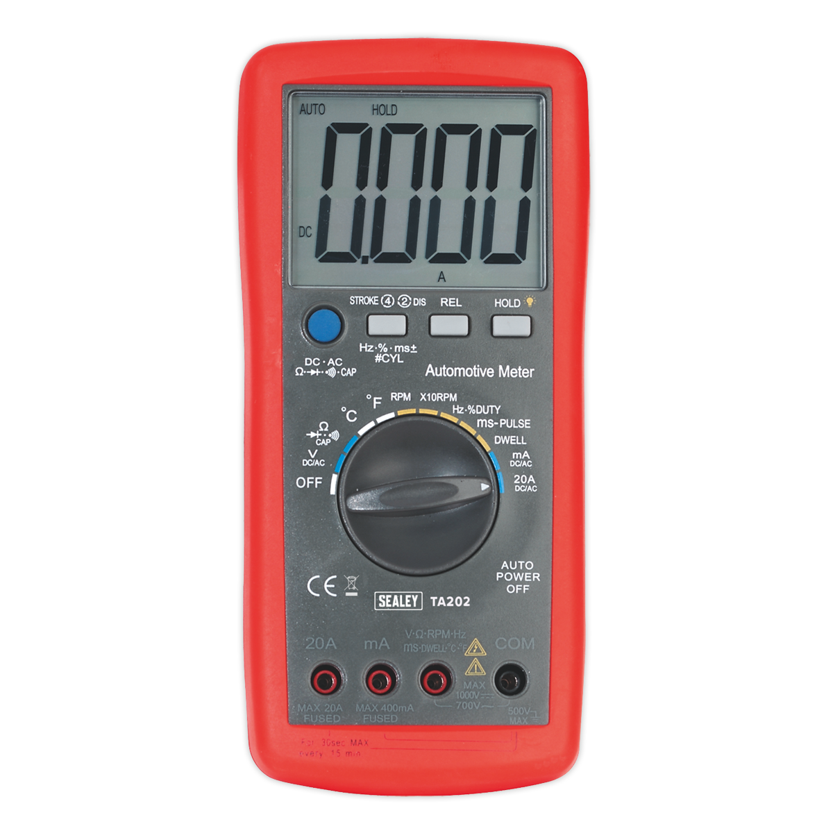 Sealey Digital Automotive Test Analyser 14 Function With Inductive Coupler TA202