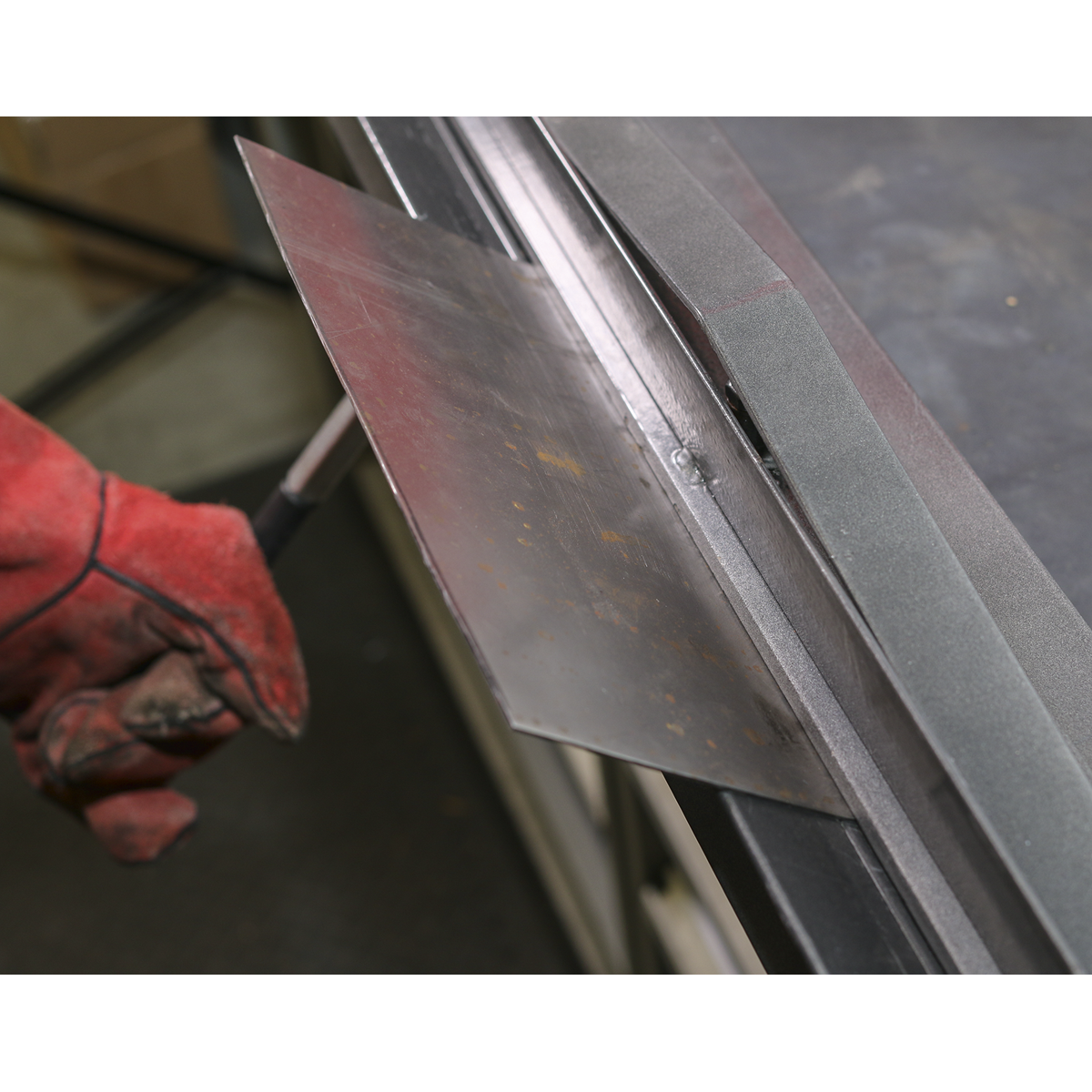 Sealey 700mm Sheet Metal Folder Vice/Bench Mounting Adjustable Fold Plate TS01