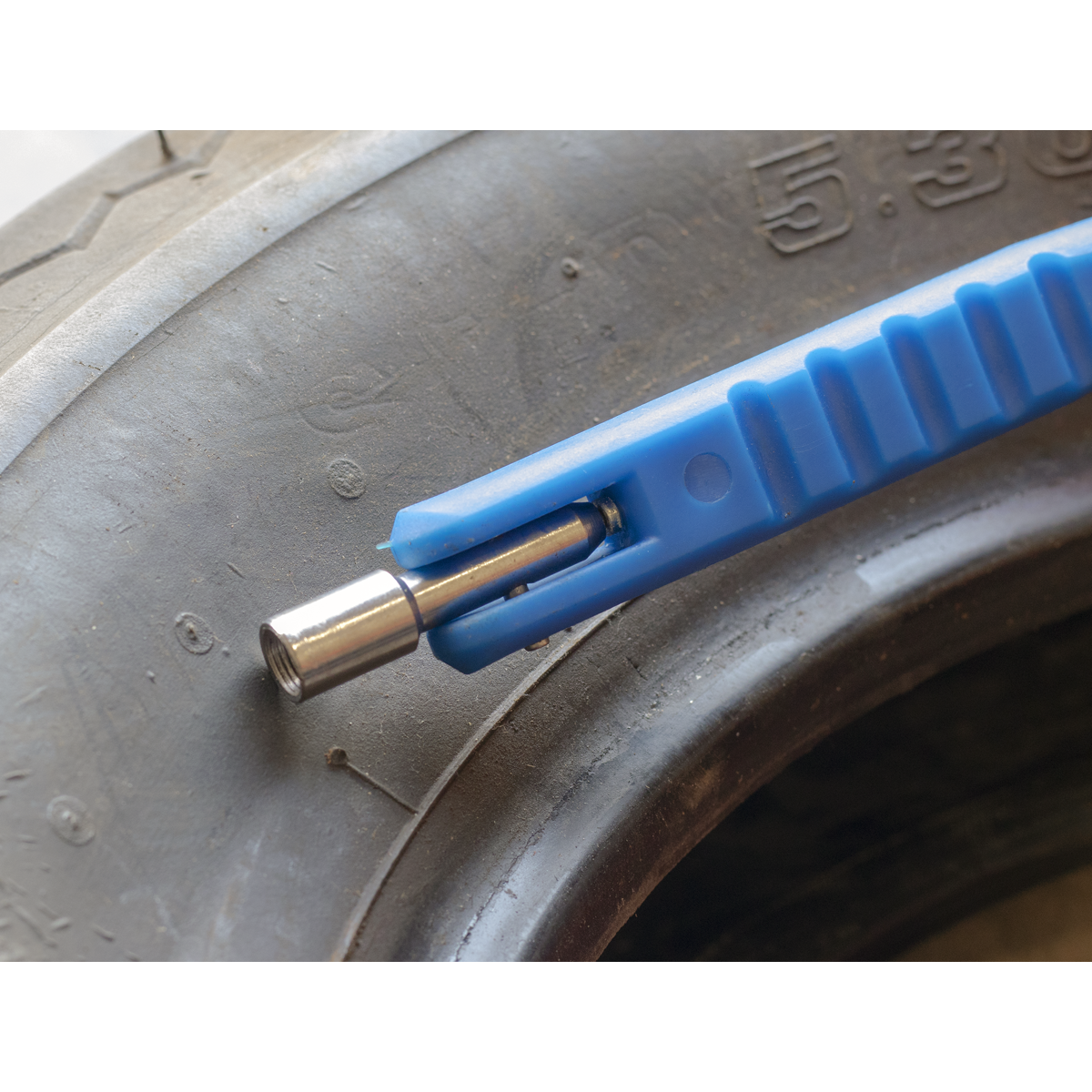 Sealey Alloy Rim Tyre Valve Installer Resilient Nylon 270mm Hand Tool TST04