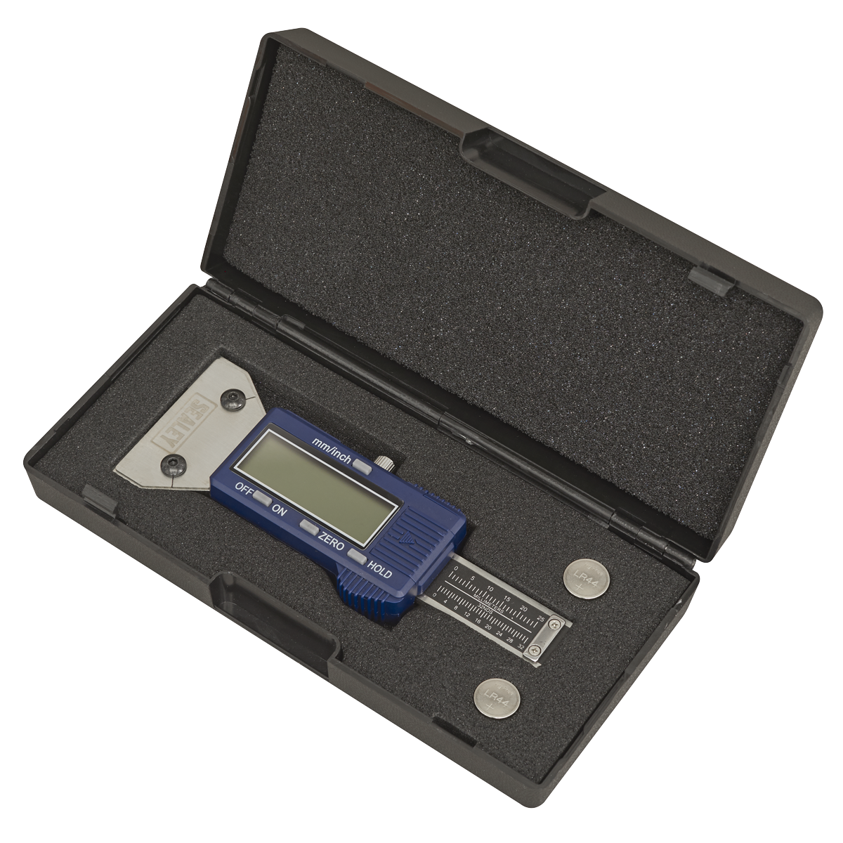Sealey Digital Tyre Tread Depth Gauge Pin Tip 11mm Digits In LCD Display VS0565