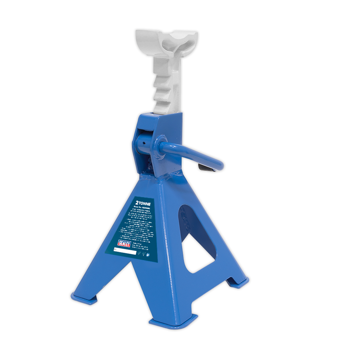 Sealey Load Axle Stands 2 Tonne Capacity per Stand Ratchet Type Blue VS2002BL