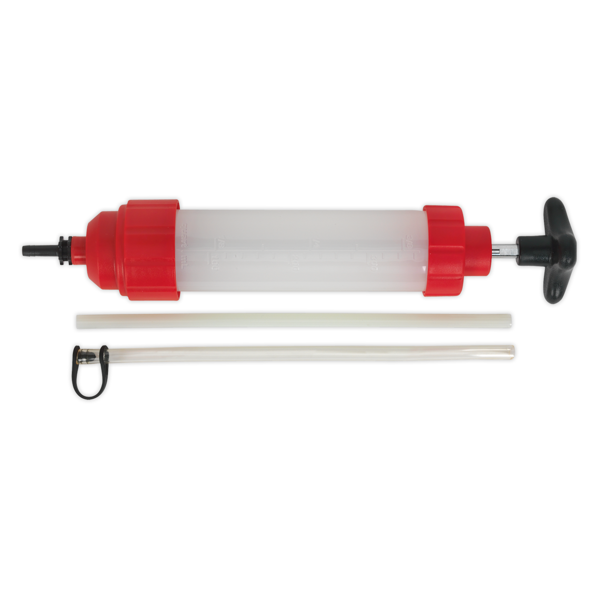Sealey Oil Inspection Multipurpose Syringe With Viton Seal 350ml Red VS407