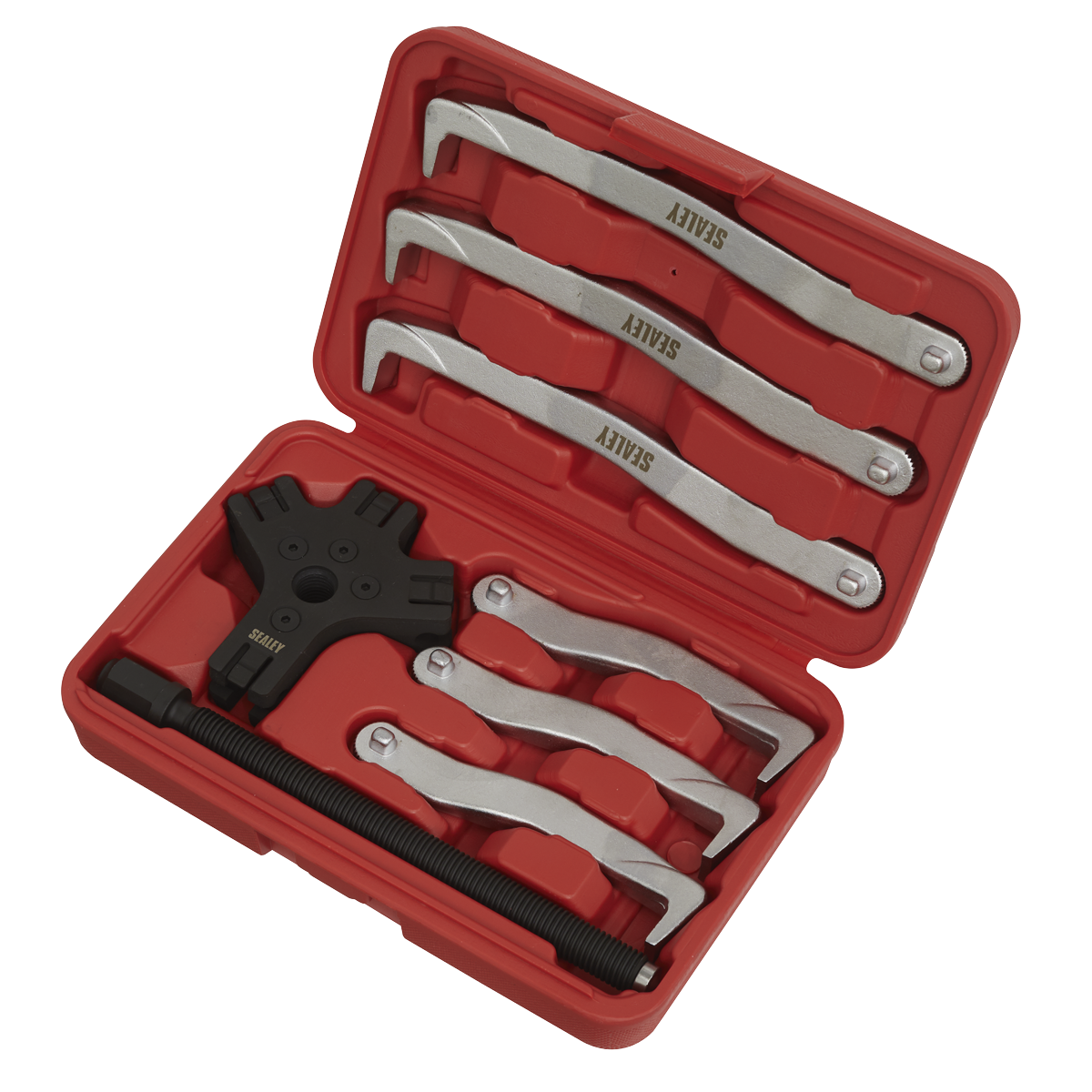 Sealey Fast Action Twin-Triple Leg Reversible Puller Set 8pc 150 & 220mm VS83