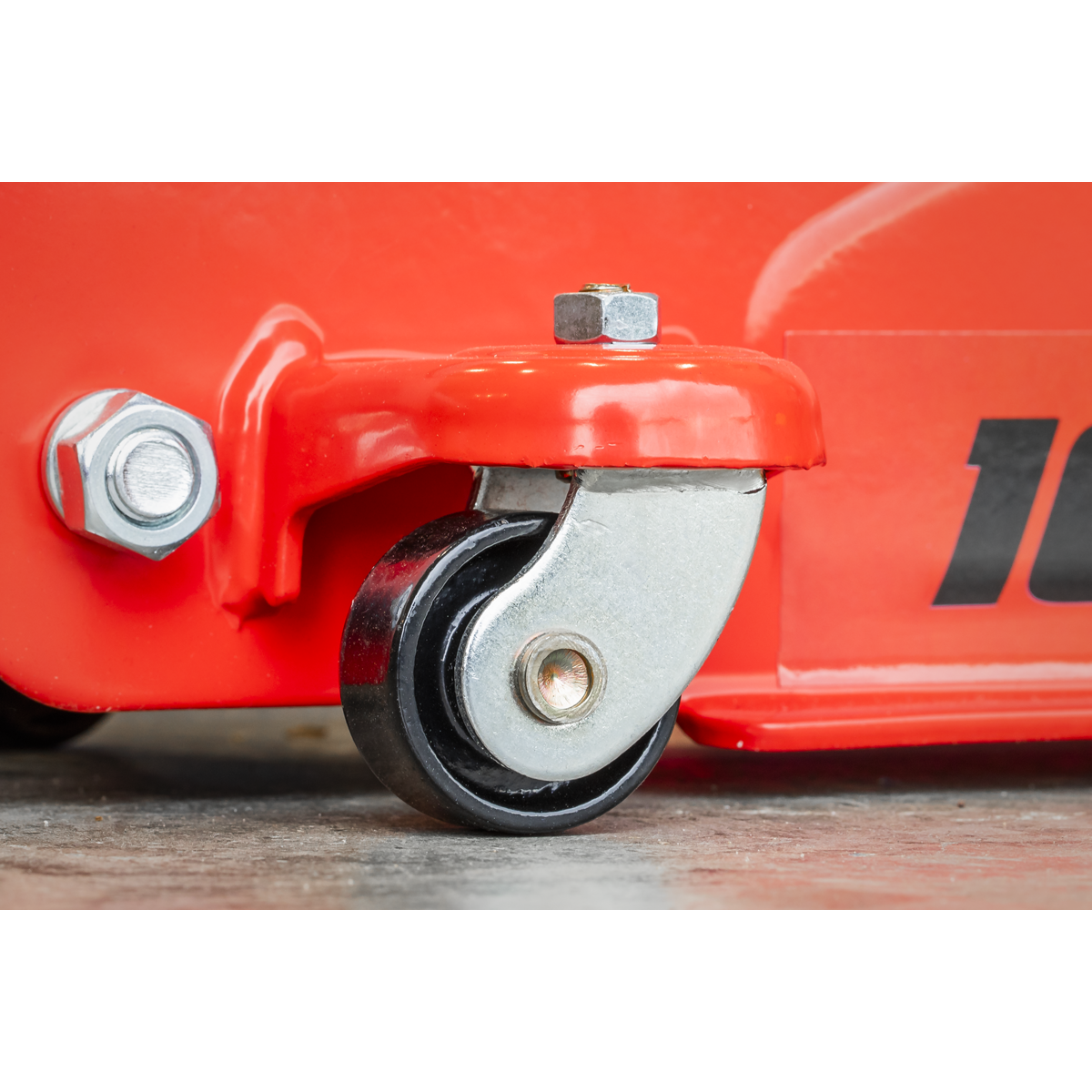 Sealey 2 Tonne Low Profile Short Chassis Hydraulic Trolley Jack Red 1020LE