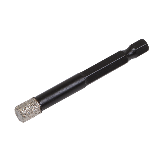 Sealey Diamond Drill Bit Hex Vacuum Brazed With Fast Dry Drilling 8mm DBD8H