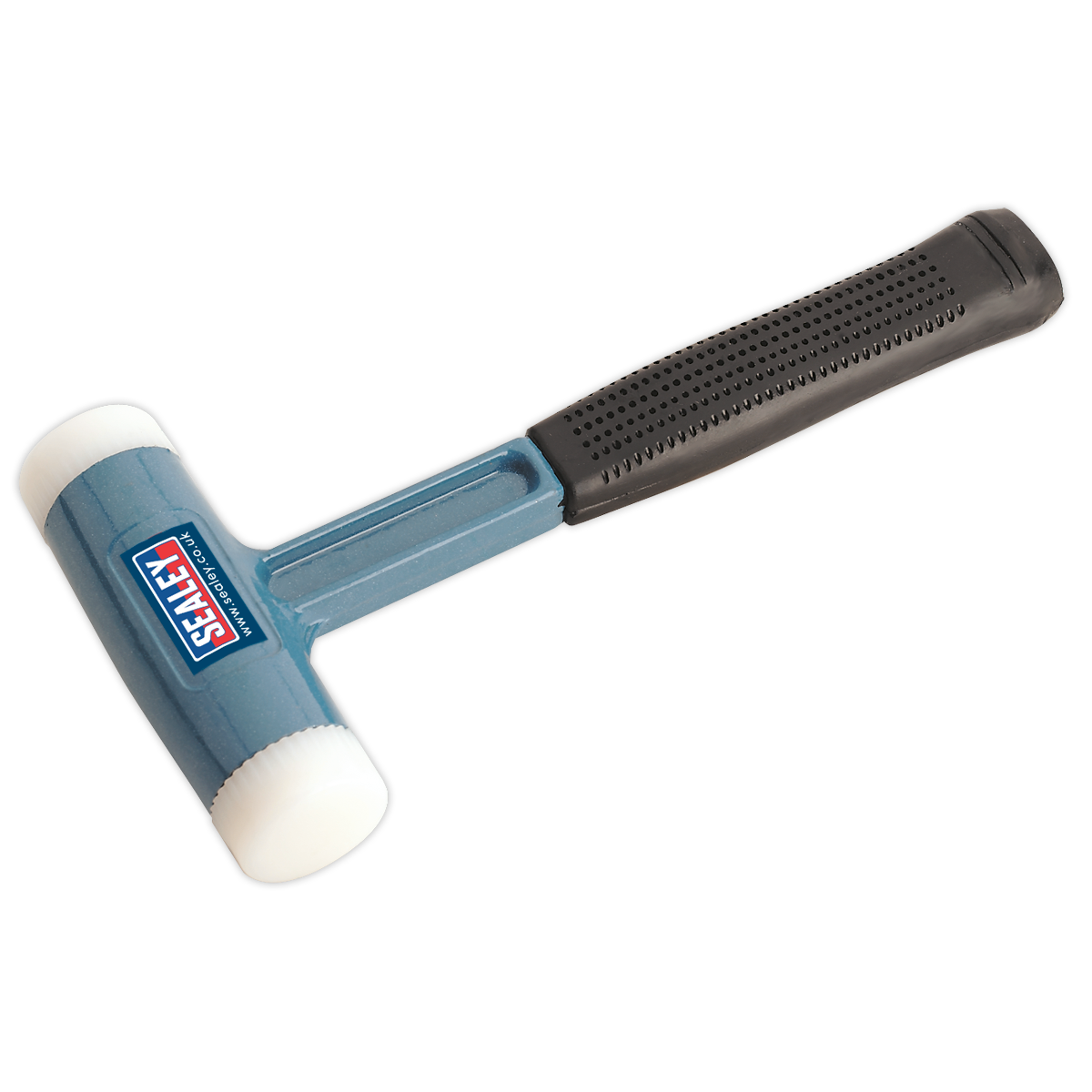 Sealey Dead Blow Hammer With Two Screw-In Durable Nylon Faces 1.75lb DBHN20