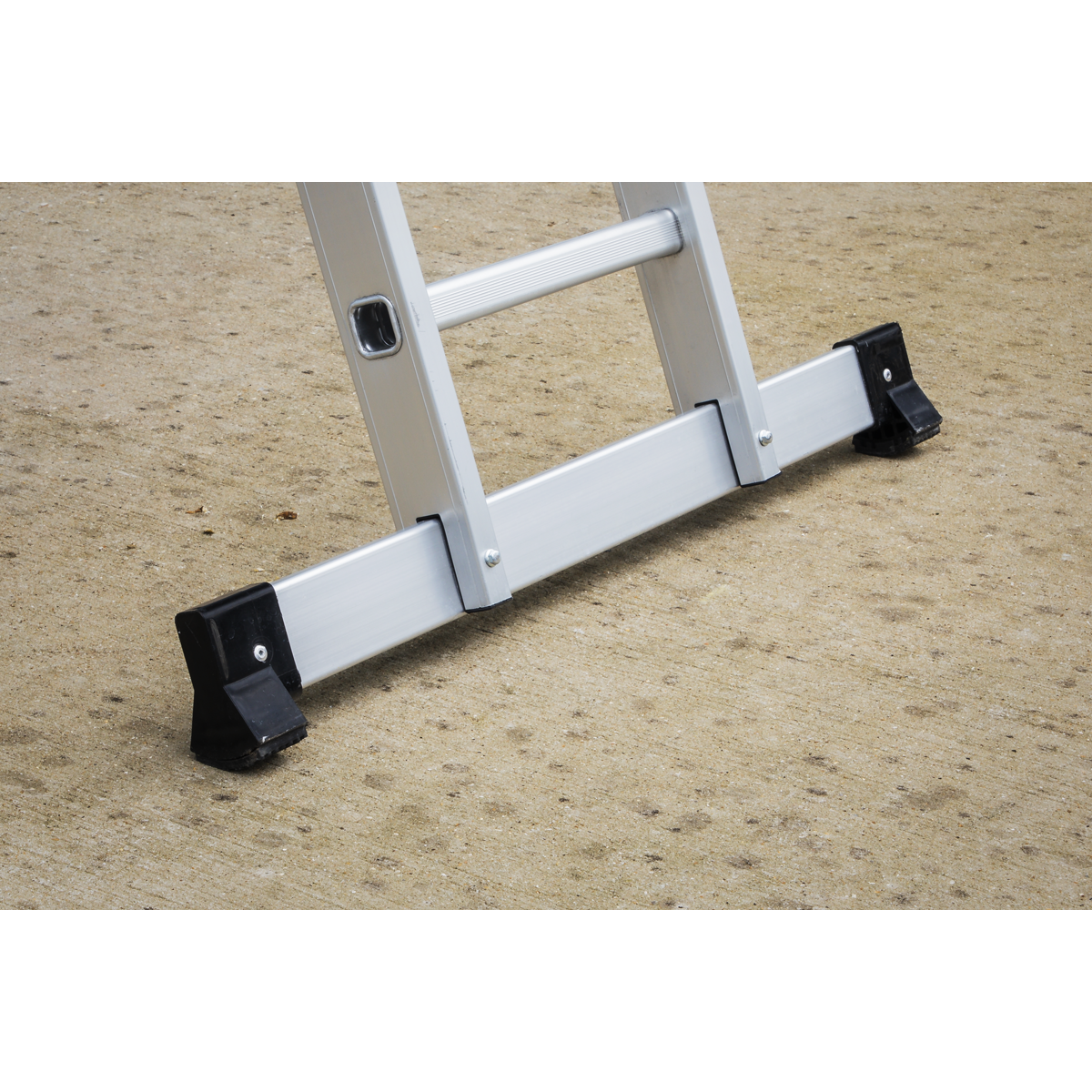 Sealey Aluminium Folding Platform Ladder 4-Way EN 131 Approved Silver AFPL1