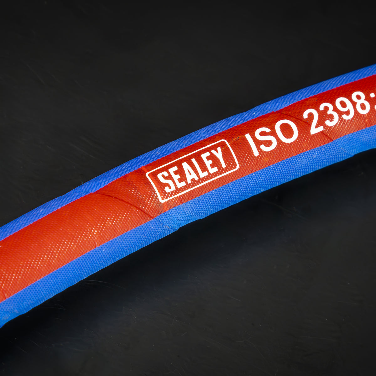 Sealey Air Hose 15 Metres x Ø10mm With 1/4" BSP Unions Extra Heavy Duty AH15R/38