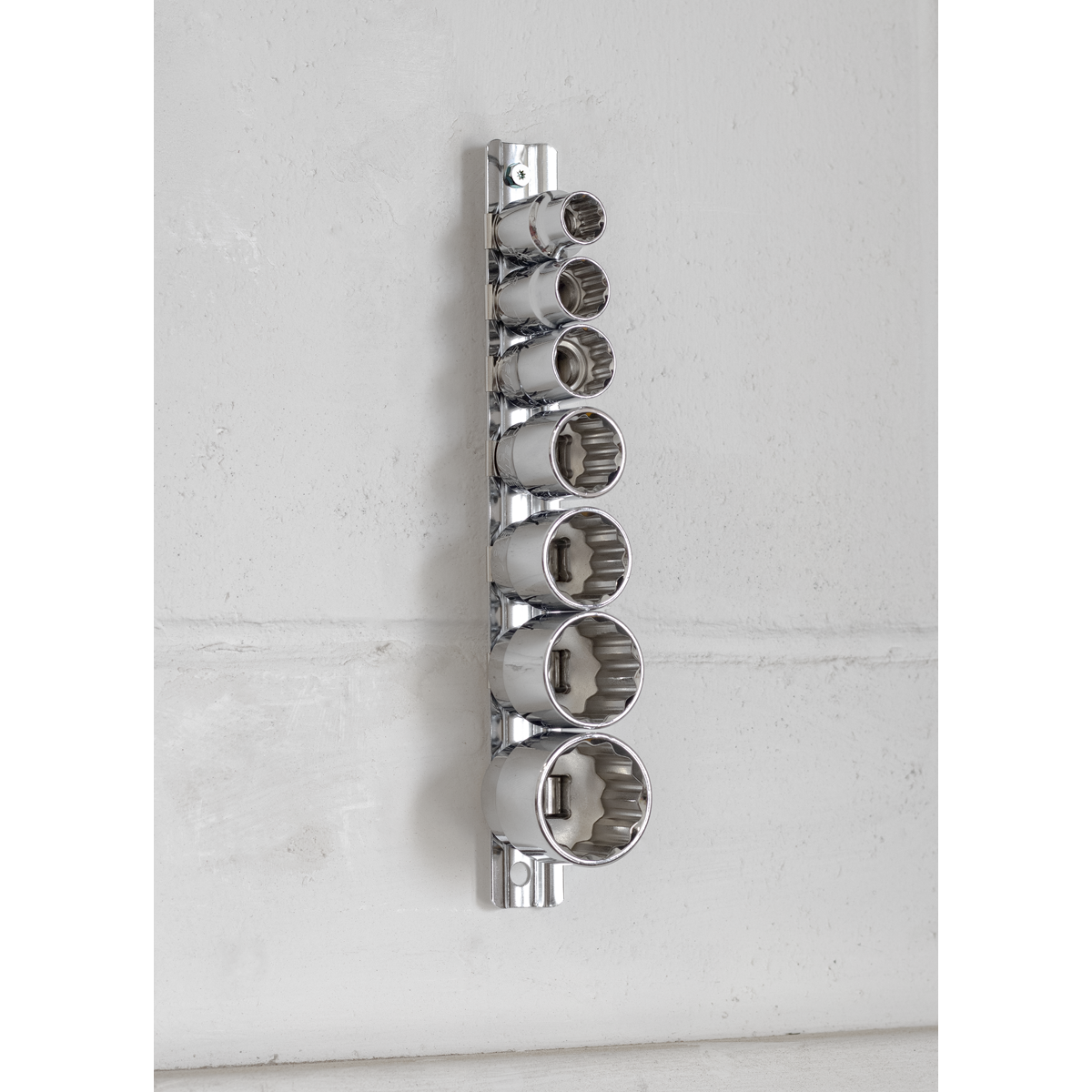 Sealey Socket Set 7 Pcs 3/8" Square Drive Whitworth Chrome Vanadium Steel AK2676