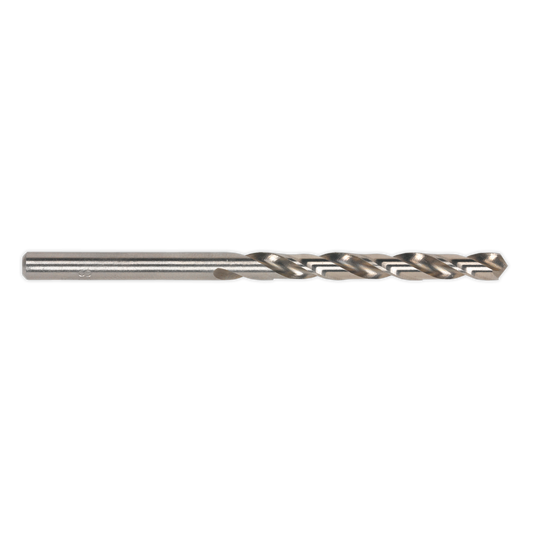 Sealey HSS Fully Ground Drill Bit 1/8" Clog-Free Swarf Clearance 10PK DBI18FG