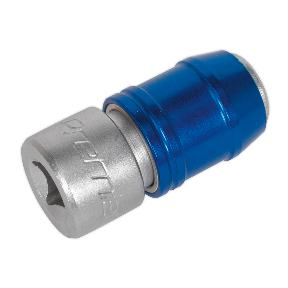 Sealey Quick Release Bit Adaptor 10mm 3/8" Square Drive Blue/Silver Tool AK2738