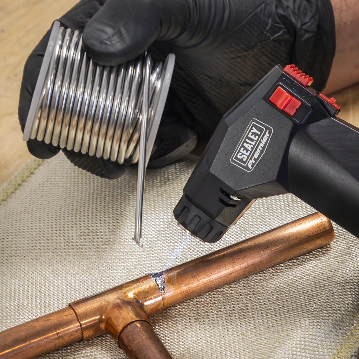 Sealey Electronic Micro Soldering Torch Powered by Butane - Black AK2933