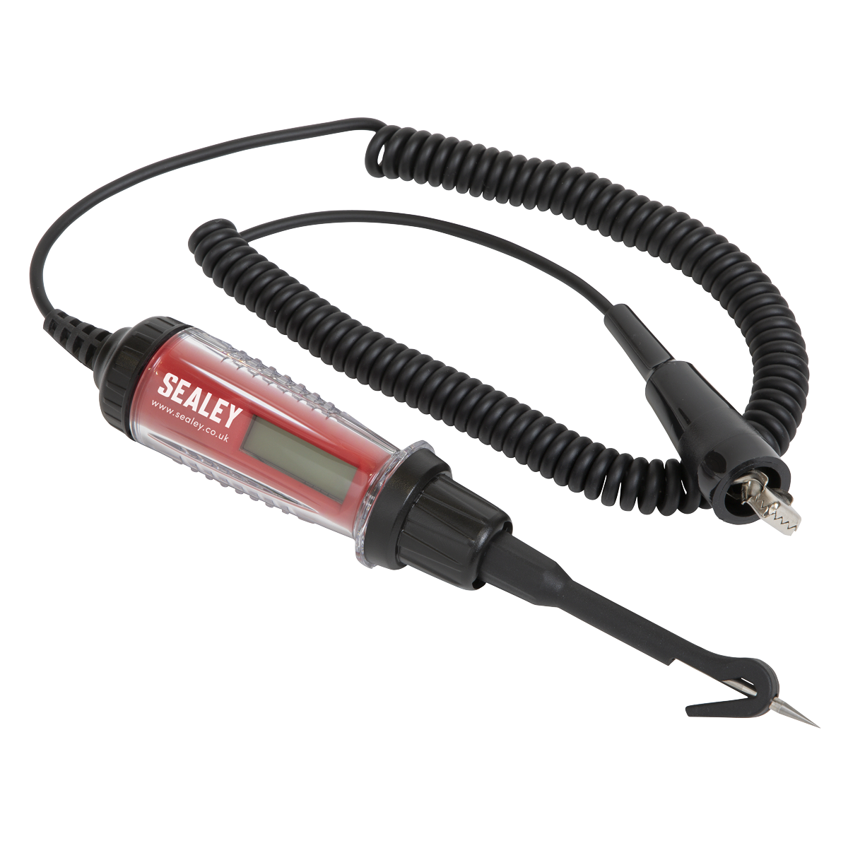 Sealey Integrated Test Light/Voltmeter With 3m Coiled Cable 3V-60V AK4013