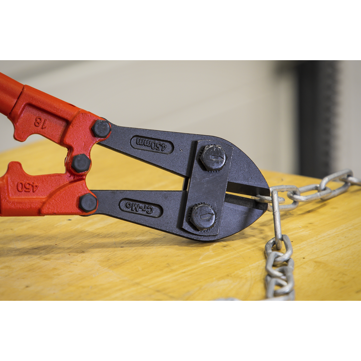 Sealey Bolt Cropper 450mm With Chrome Molybdenum Steel Jaws 8mm Capacity AK508