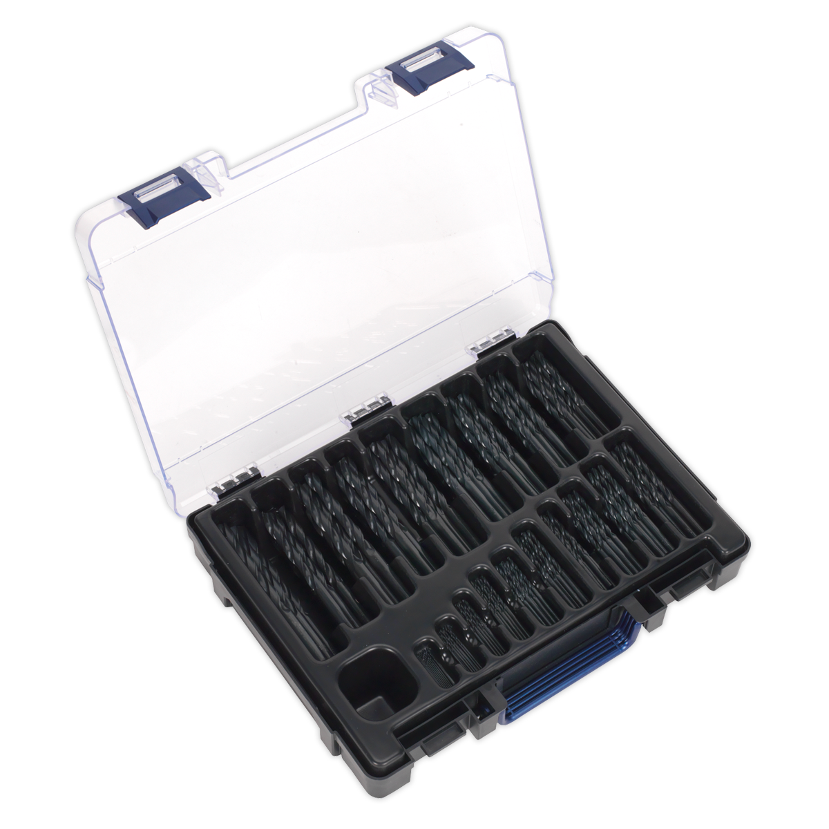 Sealey HSS Roll Forged Drill Bit Assortment 170pc 1-10mm DIN 338 DBS170RF