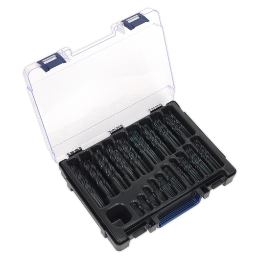 Sealey HSS Roll Forged Drill Bit Assortment 170pc 1-10mm DIN 338 DBS170RF