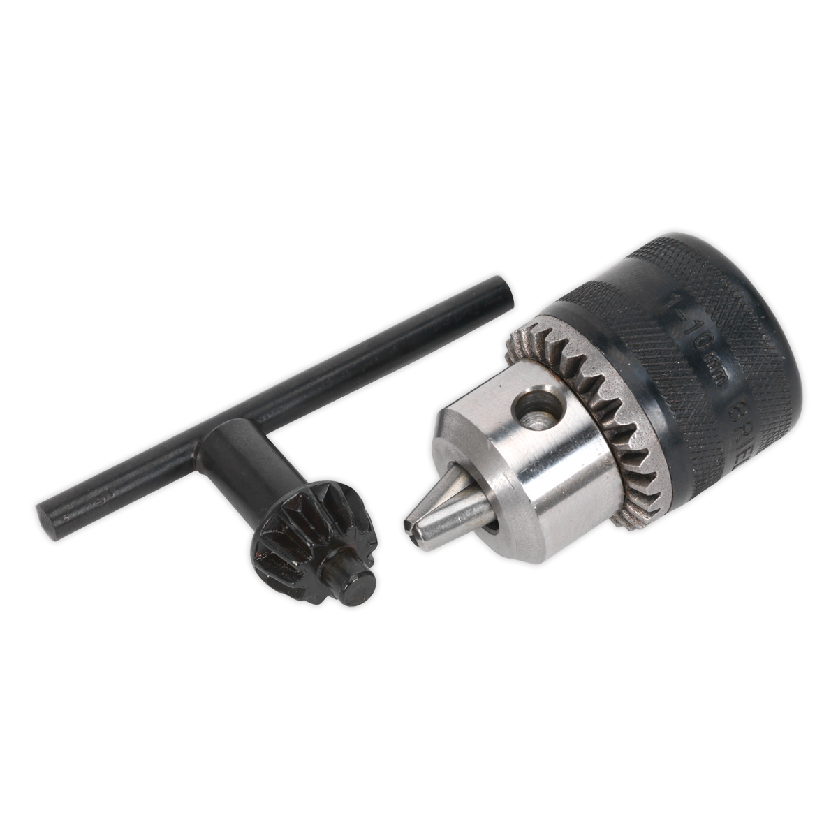 Sealey Drill Chuck & Key For Various Power & Air Tools 10mm 3/8" 24UNF DC001