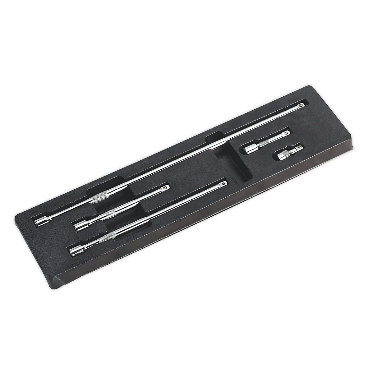 Sealey Extension Bar Set 5pc 1/4" Square Drive For Daily Professional Use AK6331