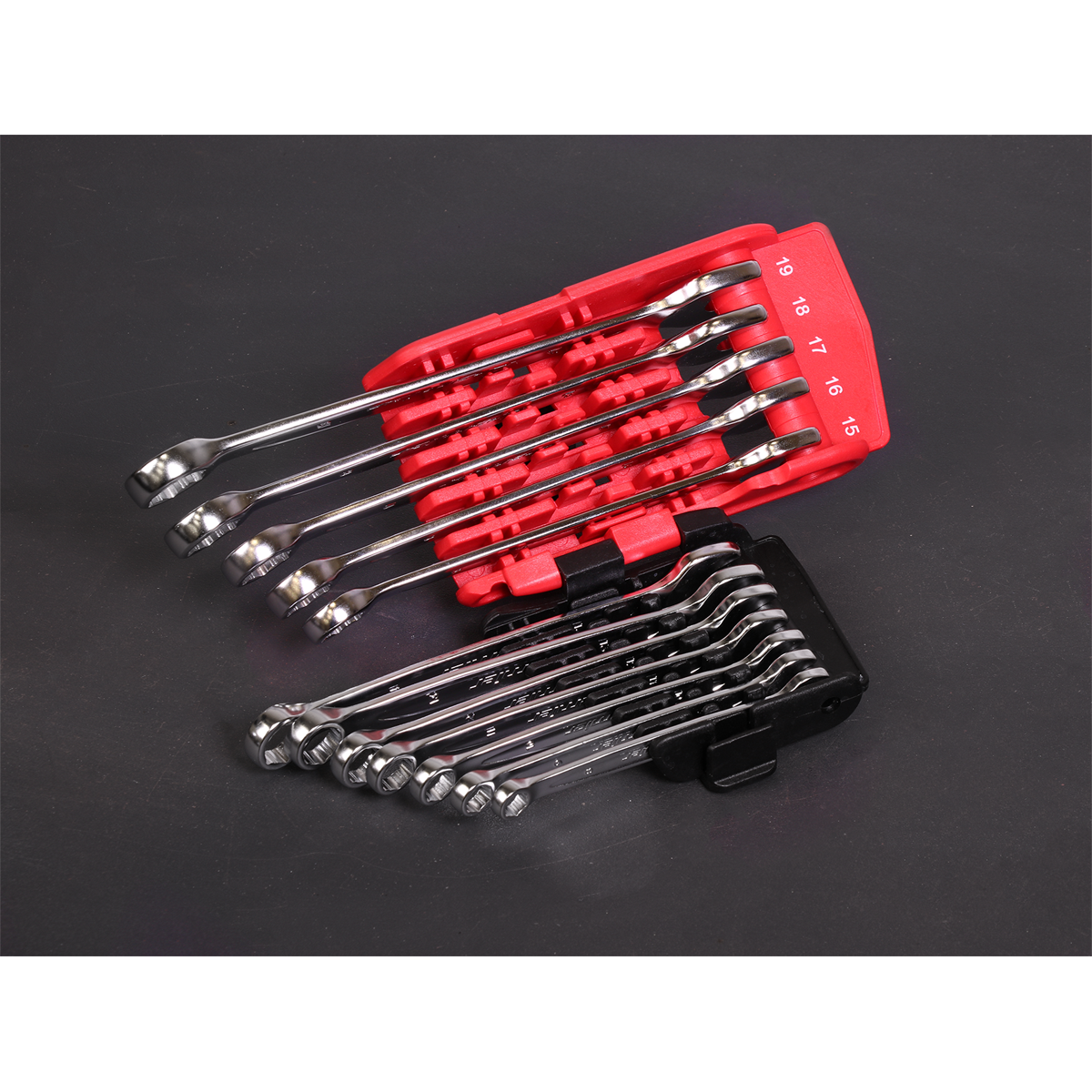 Sealey Metric Combination Spanner Set 12 Pieces Lock-On 6PT Drop-Forged AK63921