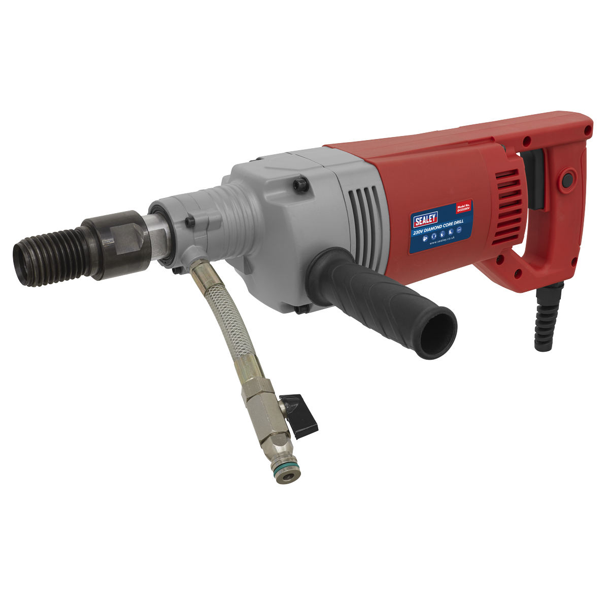 Sealey 230V Compact Lightweight Diamond Core Drill With Side Handles DCD230V