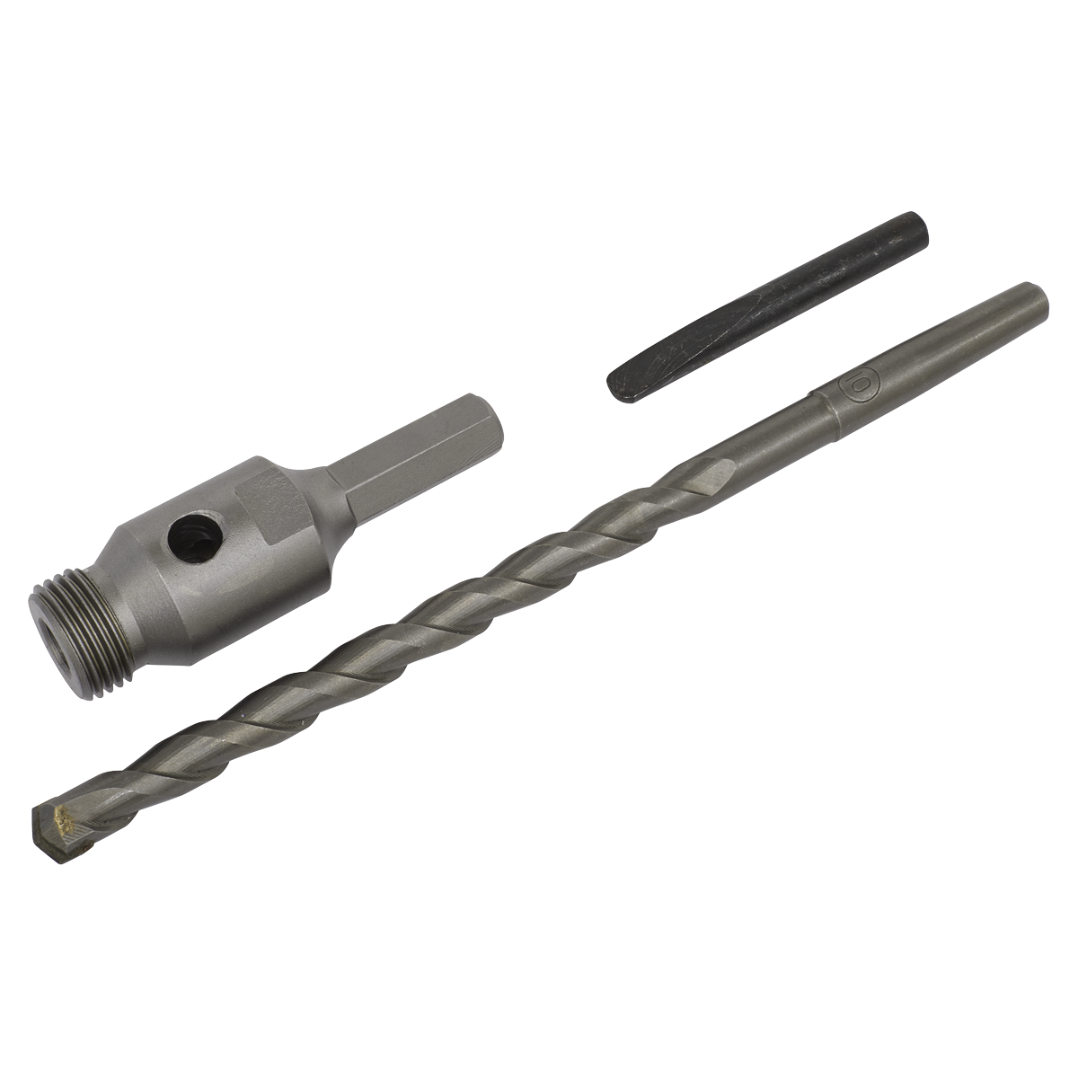 Sealey Hex Standard Adaptor Pack With Drift Key & Pilot Rod - Silver DDAH