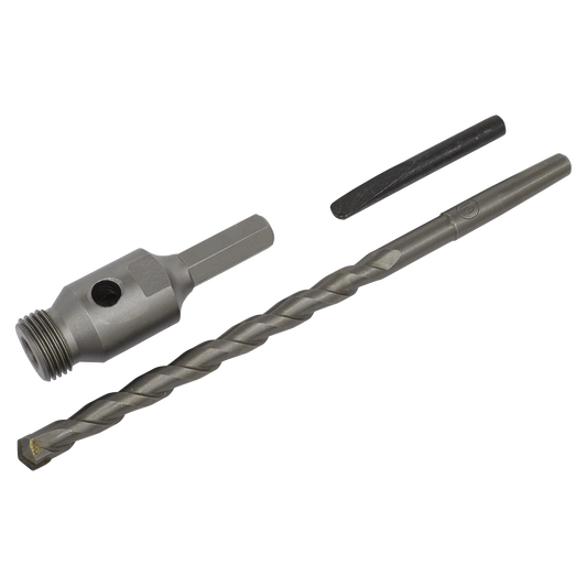 Sealey Hex Standard Adaptor Pack With Drift Key & Pilot Rod - Silver DDAH