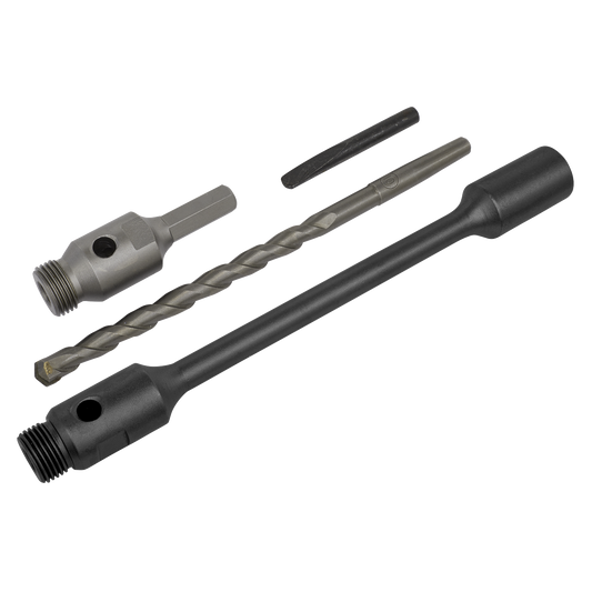 Sealey Hex 310mm Adaptor Pack With Drift Key and Pilot Rod Silver/Black DDAHL