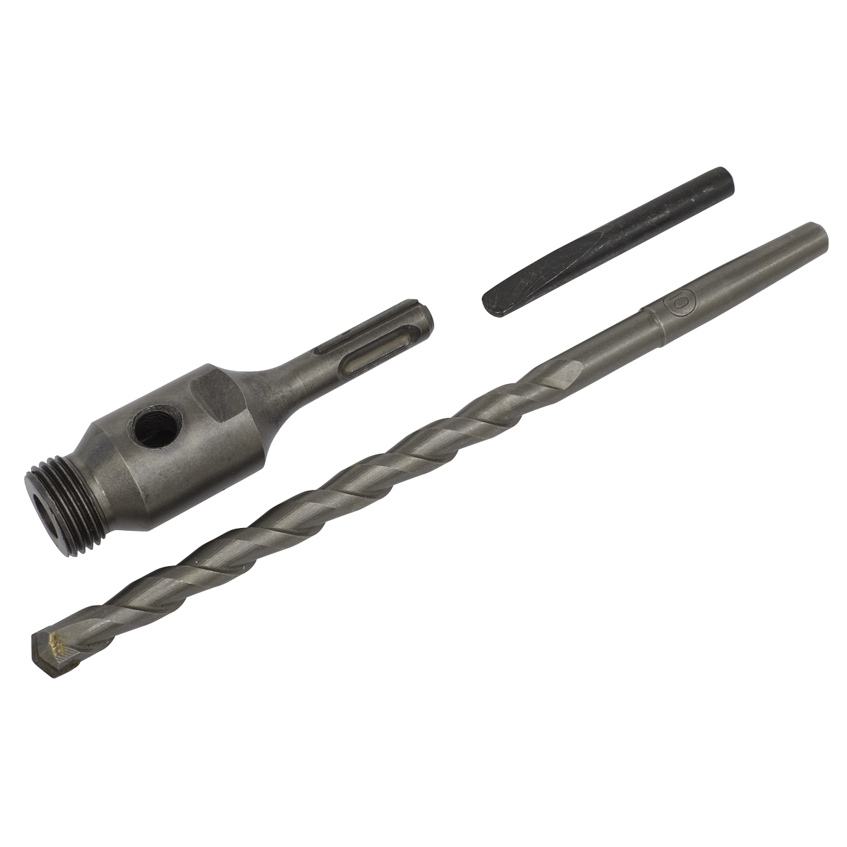 Sealey SDS Plus Standard Adaptor Pack With Drift Key & Pilot Rod Kit DDAS