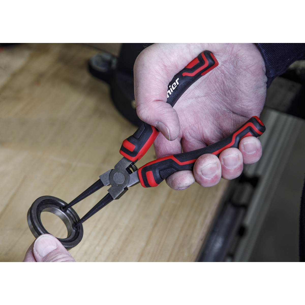 Sealey 180mm Circlip Pliers Set 4 Pcs Chrome Vanadium Steel Professional AK8457